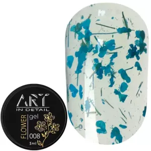 Гель із сухоцвітами Art Flower Gel №008, 5 мл