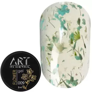 Гель із сухоцвітами Art Flower Gel №009, 5 мл