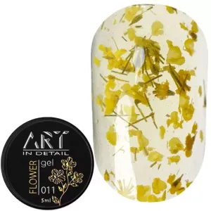 Гель із сухоцвітами Art Flower Gel №011, 5 мл