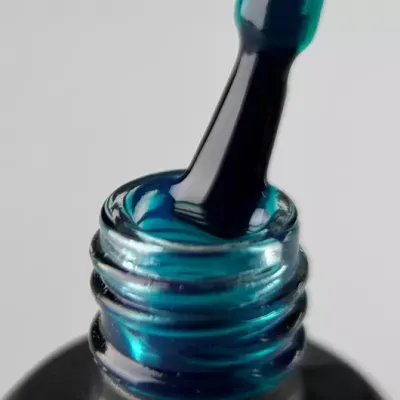Топ для гель-лаку вітражний Art Vitrage Top Turquoise, 10 мл