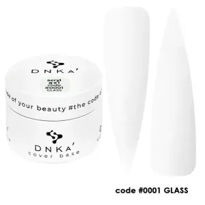 Акригель Dnka Acryl Gel No01 Glass прозорій, 30 мл