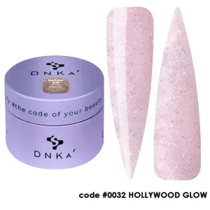 Моделюючий гель для нігтів Dnka Builder Gel #0032 Hollywood Glow, 15 мл 