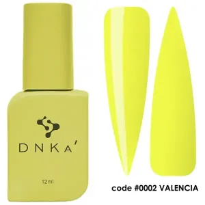 Камуфлюючий топ для нігтів Dnka Cover Top code #0002 Valencia, 12 мл