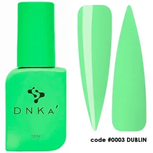 Камуфлюючий топ для нігтів Dnka Cover Top code #0003 Dublin, 12 мл