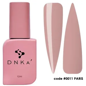 Камуфлюючий топ для нігтів Dnka Cover Top code #0011 Paris, 12 мл