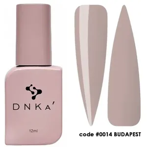 Камуфлюючий топ для нігтів Dnka Cover Top code #0014 Budapest, 12 мл