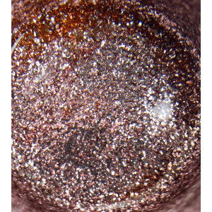 Гель-блискітки для дизайну нігтів Dark Diamond Gel 06 рожеве золото, 5 грам