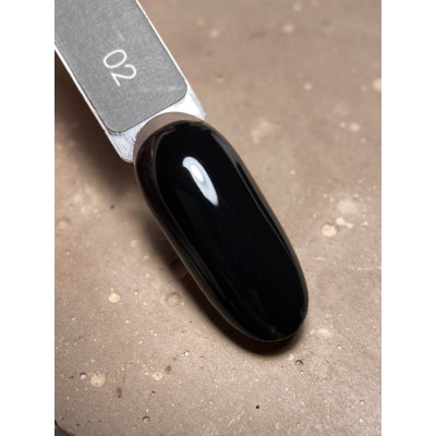 Гель-лак для нігтів Dark gel polish new collection 02 чорний Без TРO, 6 млВИДАЛЕНО