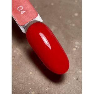 Гель-лак для нігтів Dark gel polish new collection 04 Червоний Без TРO, 10 мл