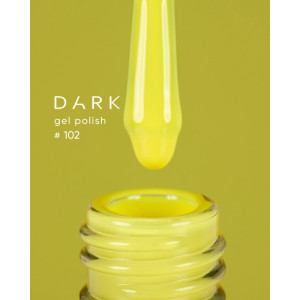 Гель-лак для нігтів Dark gel polish new collection 102 жовтий Без TРO, 10 мл