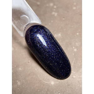 Гель-лак для нігтів Dark gel polish new collection 114 Синій з шимером Без TРO, 10 мл