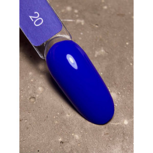 Гель-лак для нігтів Dark gel polish new collection 20 Синій Без TРO, 10 мл