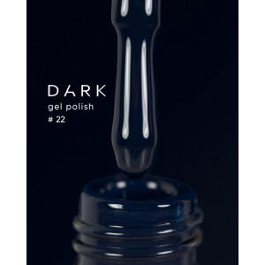 Гель-лак для нігтів Dark gel polish new collection 22 Темно-синій Без TРO, 10 мл