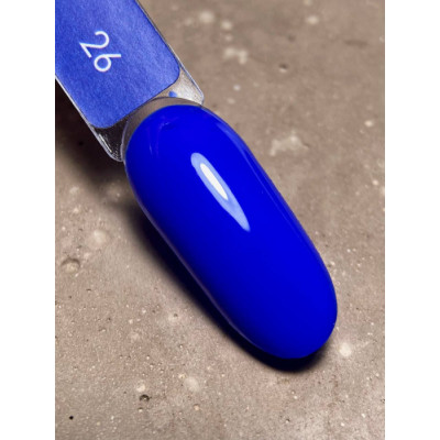 Гель-лак для нігтів Dark gel polish new collection 26 Яскраво-синій Без TРO, 10 мл