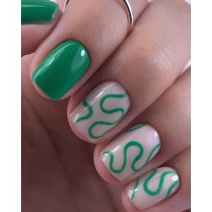 Гель-лак для нігтів Dark gel polish new collection 36 Світло-зелений Без TРO, 10 мл