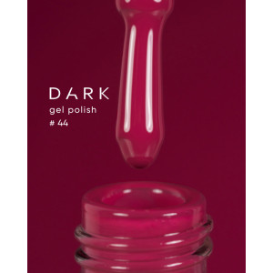 Гель-лак для нігтів Dark gel polish new collection 44 Червоно-малиновий Без TРO, 10 мл