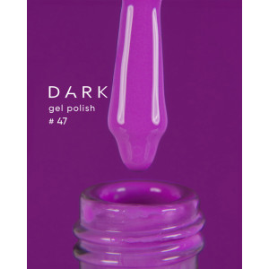 Гель-лак для нігтів Dark gel polish new collection 47 Фіолетовий Без TРO, 10 мл