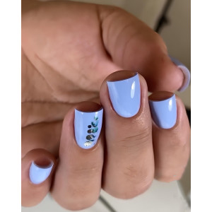 Гель-лак для нігтів Dark gel polish new collection 73 Блакитний Без TРO, 10 мл