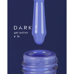 Гель-лак для нігтів Dark gel polish new collection 74 Волошковий Без TРO, 10 мл