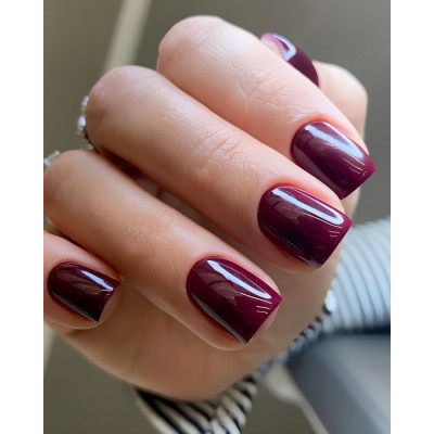 Гель-лак для нігтів Dark gel polish new collection 80 Темно-бордовий Без TРO, 10 мл