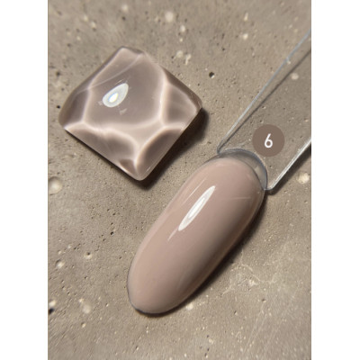 Гель для нігтів Dark Medium Gel №06 без пензлика високопігментований, 15 мл