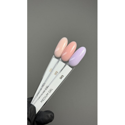 Гель для нігтів Dark Medium Gel №13 без пензлика високопігментований, 15 мл