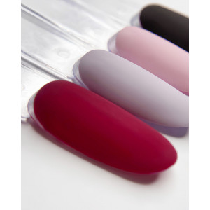Матовий топ для нігтів з липким шаром Dark Matte Top з ефектом велюру, 15 мл