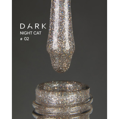 Гель-лак Dark gel polish Night Cat 02 Без TРO, 10 мл
