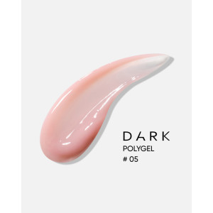Aкрил-гель для нігтів Dark Polygel №5 у тюбику, 30 мл