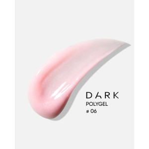 Aкрил-гель для нігтів Dark Polygel №6 у тюбику, 30 мл