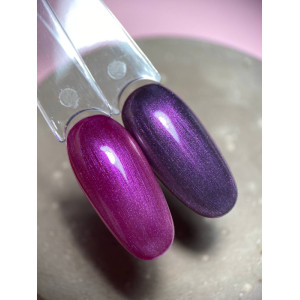 Камуфлюючий топ для нігтів Dark Pink Pearl Top рожево-перламутровий, 10 мл