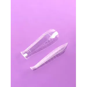 Верхні форми для нарощення Dnka Top Nail Forms Short Almond, 120 шт 