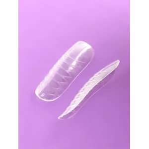 Верхні форми для нарощення Dnka Top Nail Forms Soft Square, 120 шт 