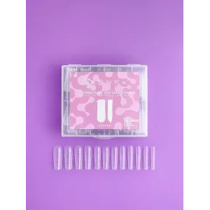 Верхні форми для нарощення Dnka Top Nail Forms Square, 120 шт