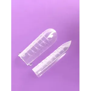 Верхні форми для нарощення Dnka Top Nail Forms Square, 120 шт 