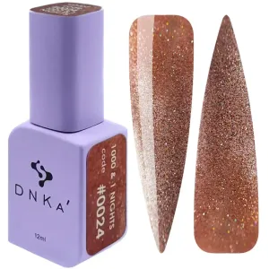 Гель-лак для нігтів Dnka Gel Polish 1000 & 1 nights Cat Eye #0024, 12 мл Без ТРО 