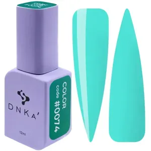 Гель-лак для нігтів Dnka Gel Polish Color #0074, 12 мл