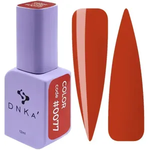 Гель-лак для нігтів Dnka Gel Polish Color #0077, 12 мл