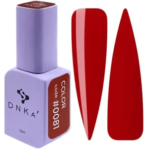 Гель-лак для нігтів Dnka Gel Polish Color #0081, 12 мл