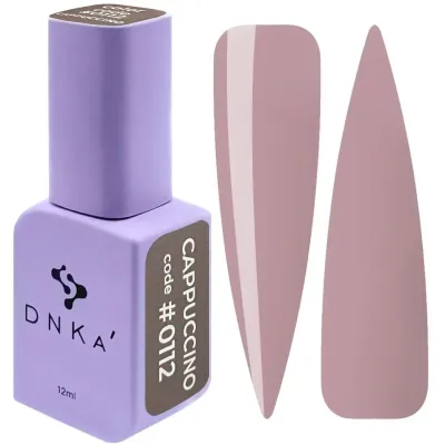 Гель-лак для нігтів Dnka Gel Polish Color #0112 Cappuccino, 12 мл