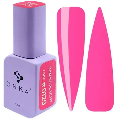 Гель-лак для нігтів Dnka Gel Polish Color Summer Playlist #0129, 12 мл