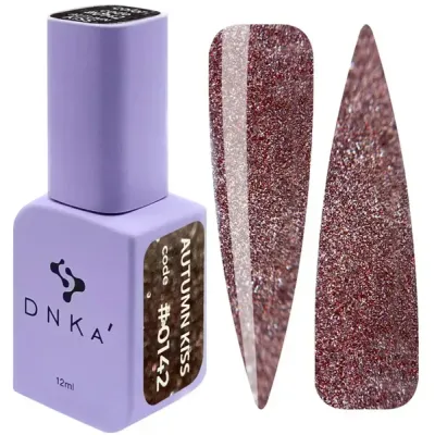 Гель-лак для нігтів Dnka Gel Polish Color Autumn Kiss #0142, 12мл