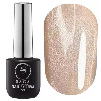 Гель-лак котяче око Saga Professional Glow Cat №05 ніжно-коричневий, 9 мл