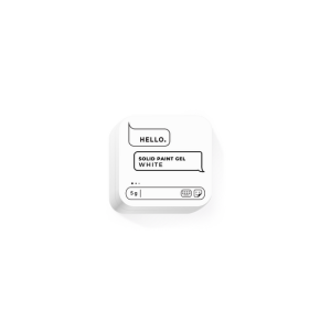 Гель-фарба Heylove Solid paint gel White, 5 грам 