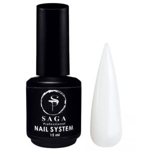 Моделюючий гель Saga Professional Liquid gel №3, білий, 15 мл