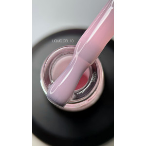 Моделюючий гель Saga Professional Liquid gel №10, ніжно рожевий, 15 мл
