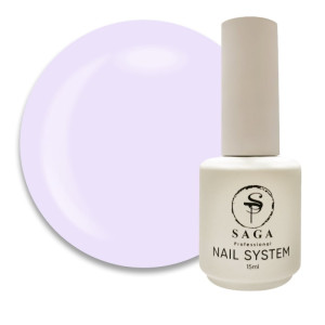 Моделюючий гель Saga Professional Liquid gel №12, молочно-фіолетовий, 15 мл