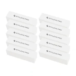Бафи для манікюру 150 грит Staleks Pro Expert 51 прямокутні одноразові, 10 шт