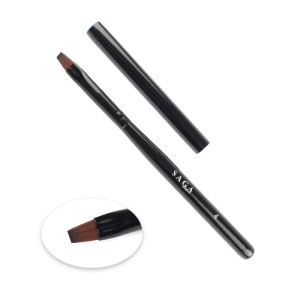 Пензлик для гелю Saga Professional New 04 квадрат, штучне волокно