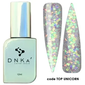 Топ для нігтів Dnka Unicorn Top, 12 мл